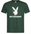 Чоловіча футболка Playboy botanikboy Темно-зелений фото