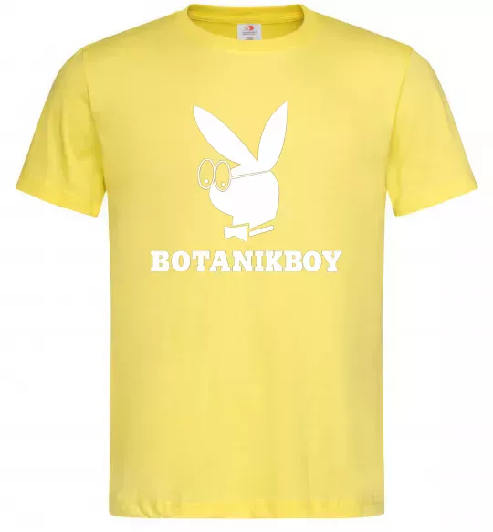 Чоловіча футболка Playboy botanikboy Лимонний фото