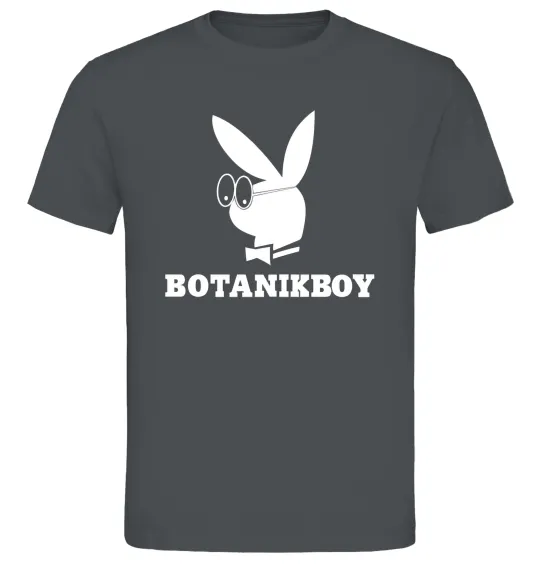 Чоловіча футболка Playboy botanikboy Графіт фото