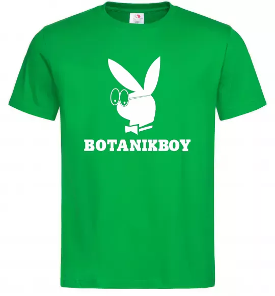 Чоловіча футболка Playboy botanikboy Зелений фото