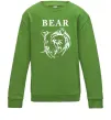Детский Свитшот Bear ч/б зображення Лаймовый Детский Свитшот Bear ч/б зображення Лаймовый фото