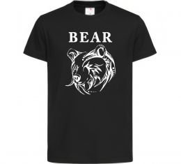 Детская футболка Bear ч/б зображення