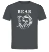 Мужская футболка Bear ч/б зображення Графит фото