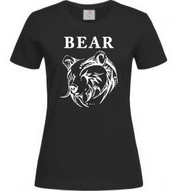 Жіноча футболка Bear ч/б зображення Жіноча футболка Bear ч/б зображення
