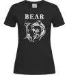 Жіноча футболка Bear ч/б зображення Чорний Жіноча футболка Bear ч/б зображення Чорний фото