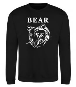 Світшот Bear ч/б зображення