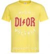 Чоловіча футболка Dior ac dc Лимонний фото