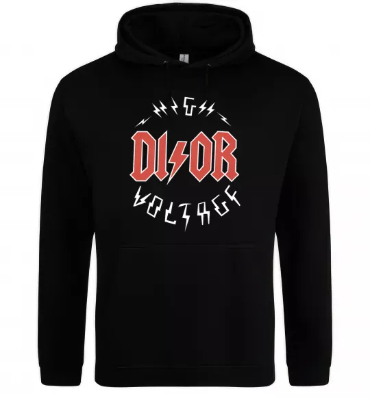 Чоловіча толстовка (худі) Dior ac dc Чорний фото