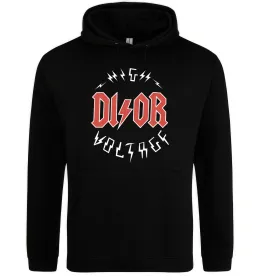 Мужская толстовка (худи) Dior ac dc Черный фото