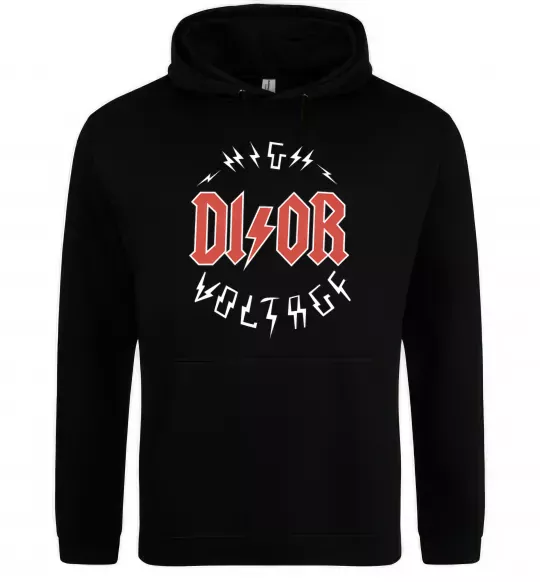 Жіноча толстовка (худі) Dior ac dc Чорний фото