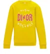 Дитячий світшот Dior ac dc Сонячно жовтий Дитячий світшот Dior ac dc Сонячно жовтий фото