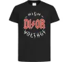 Дитяча футболка Dior ac dc Чорний фото