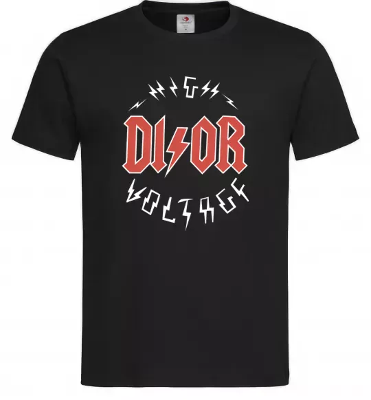 Мужская футболка Dior ac dc Черный фото