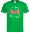 Мужская футболка Dior ac dc Зеленый фото