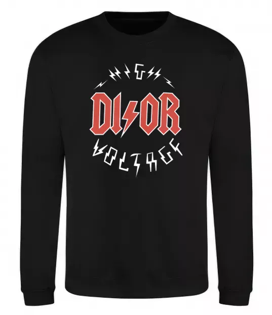 Свитшот Dior ac dc Черный фото