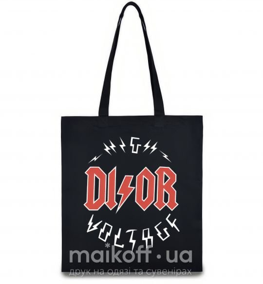 Еко-сумка Dior ac dc Чорний фото