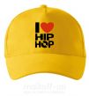 Кепка I love HIP-HOP Сонячно жовтий фото