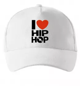 Кепка I love HIP-HOP Белый фото