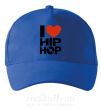 Кепка I love HIP-HOP Яскраво-синій фото