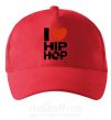 Кепка I love HIP-HOP Красный фото