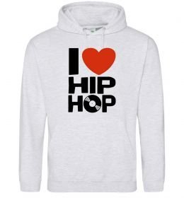Чоловіча толстовка (худі) I love HIP-HOP