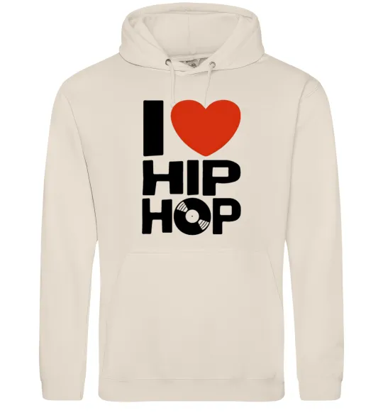 Чоловіча толстовка (худі) I love HIP-HOP Таш фото