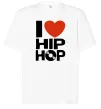 Футболка Оверсайз I love HIP-HOP Білий фото