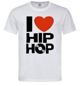 Чоловіча футболка I love HIP-HOP