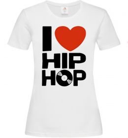 Жіноча футболка I love HIP-HOP