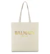 Еко-сумка Balmain Бежевий фото