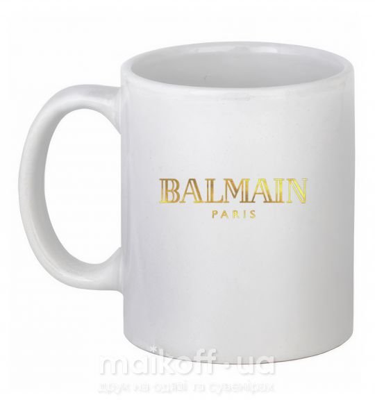 Чашка керамічна Balmain Білий фото
