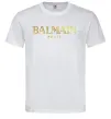 Мужская футболка Balmain Белый фото