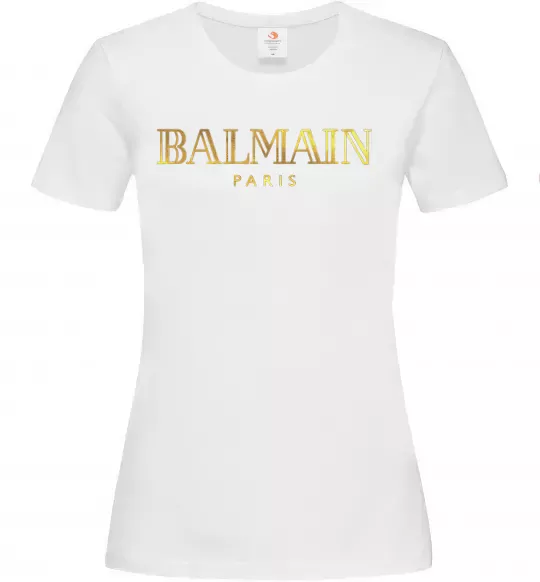 Жіноча футболка Balmain Білий фото