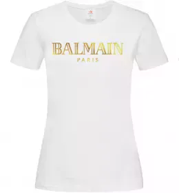 Жіноча футболка Balmain Білий фото