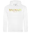 Мужская толстовка (худи) Balmain Белый Мужская толстовка (худи) Balmain Белый фото