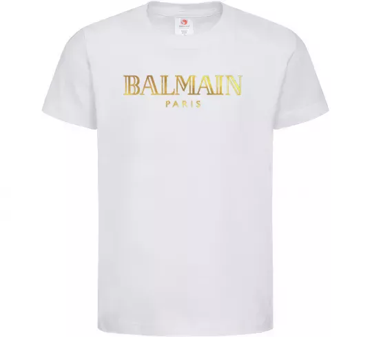 Дитяча футболка Balmain Білий фото