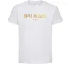 Дитяча футболка Balmain Білий фото