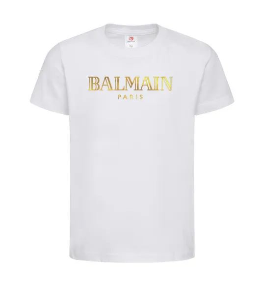 Детская футболка Balmain Белый фото