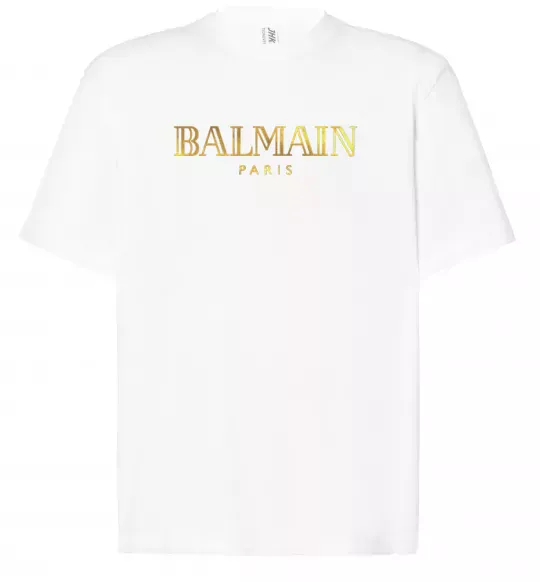 Футболка Оверсайз Balmain Белый фото