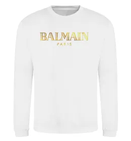 Світшот Balmain Білий фото