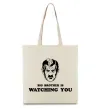 Еко-сумка Big brother is watching you Бежевий Еко-сумка Big brother is watching you Бежевий фото