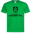 Мужская футболка Big brother is watching you Зеленый Мужская футболка Big brother is watching you Зеленый фото