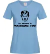 Женская футболка Big brother is watching you Голубой Женская футболка Big brother is watching you Голубой фото