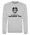 Свитшот Big brother is watching you Серый меланж Свитшот Big brother is watching you Серый меланж фото