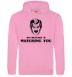 Мужская толстовка (худи) Big brother is watching you Розовый фото