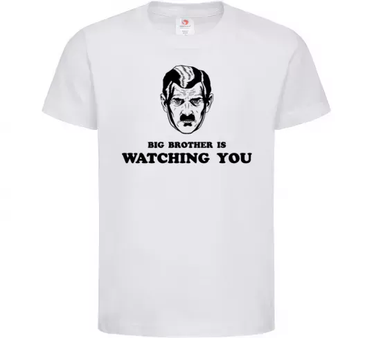 Детская футболка Big brother is watching you Белый фото