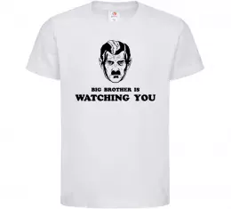 Детская футболка Big brother is watching you Белый фото