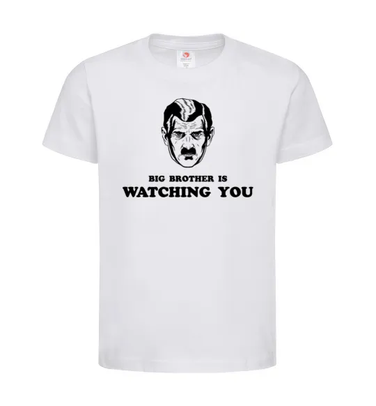 Дитяча футболка Big brother is watching you Білий фото