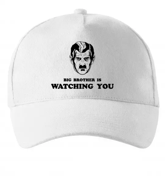 Кепка Big brother is watching you Белый фото