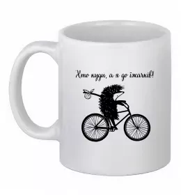 Чашка керамічна CRAZY GIRL Білий фото